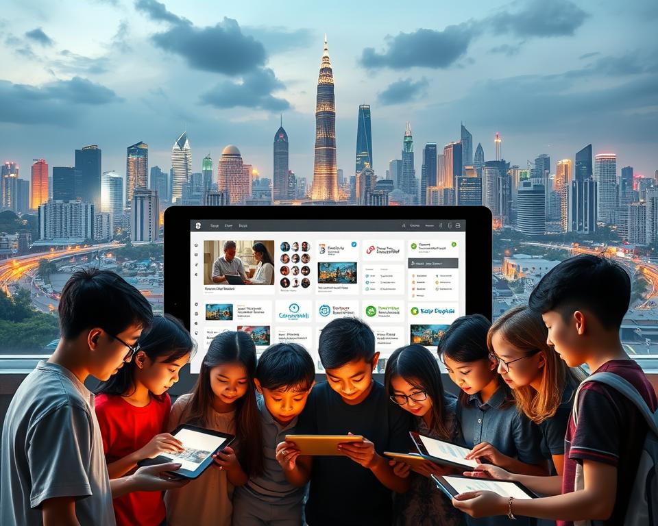 Platform belajar digital untuk Info Pendidikan di Indonesia